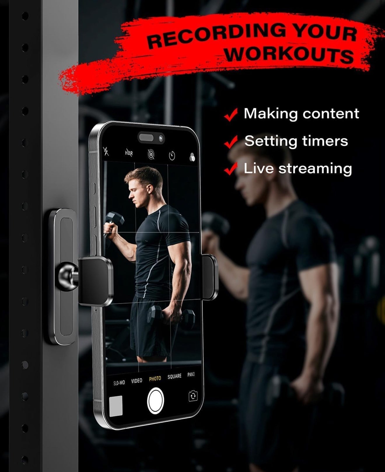 🧲 MagBolt™ – Magnetic Phone Mount for Creators