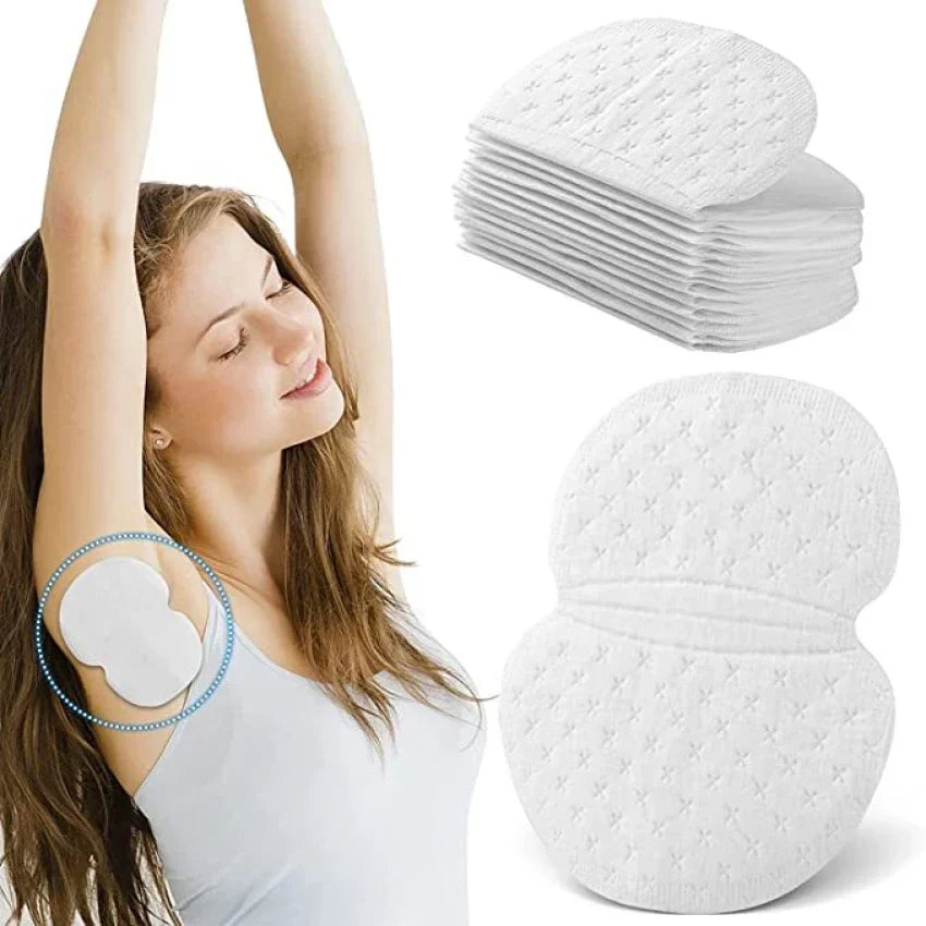 StayDry™ Disposable Underarm Sweat Pads – Super Absorbent Cotton (10 Pieces) | Buy 1 Get 1 FREE