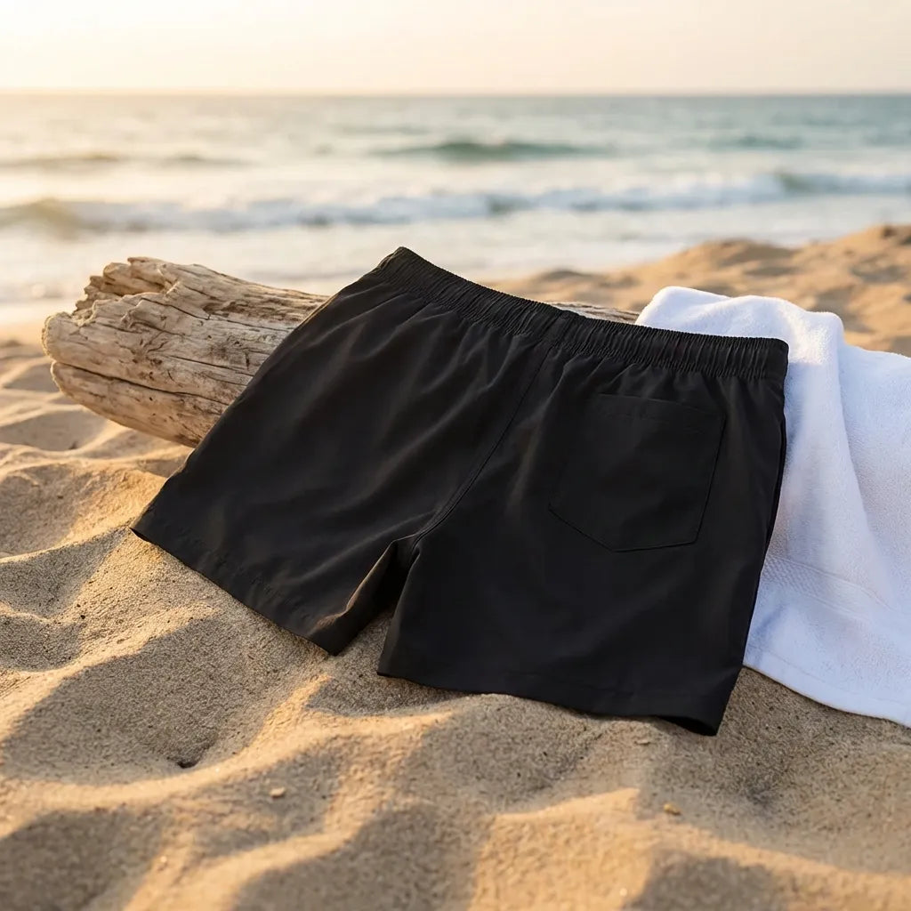 Black Cotton Comfort Boxer