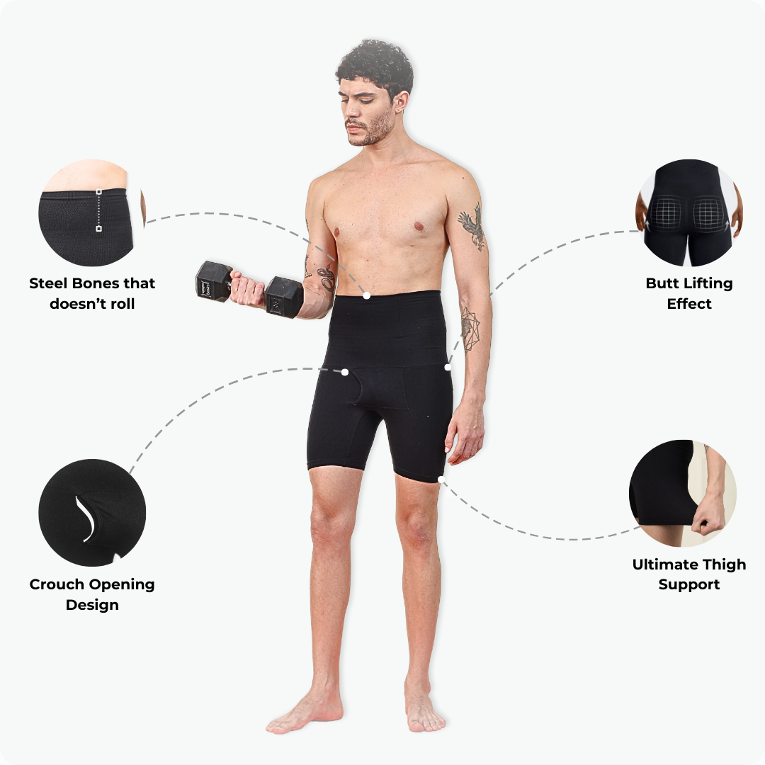 🔥 Shapermen High-Compression Shorts | Buy 1 Get 1 FREE