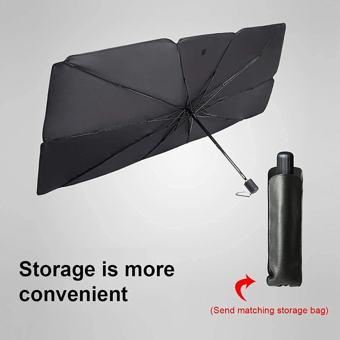 Foldable Car Windshield Sun Shade Umbrella