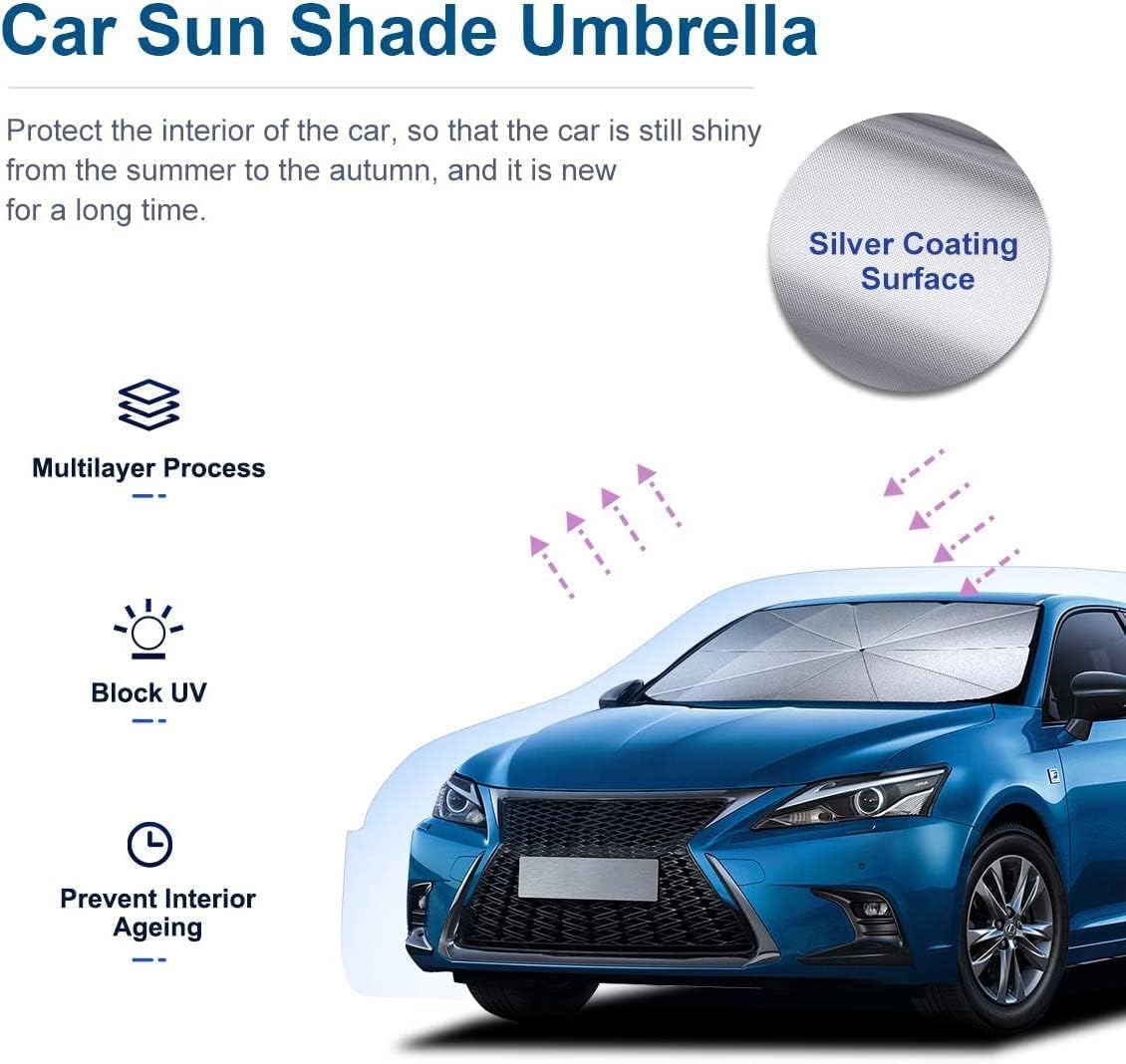 Foldable Car Windshield Sun Shade Umbrella