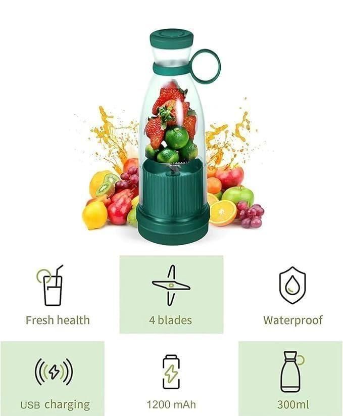 BlendGo™ Portable Mini Juice Blender | USB Rechargeable Smoothie Maker