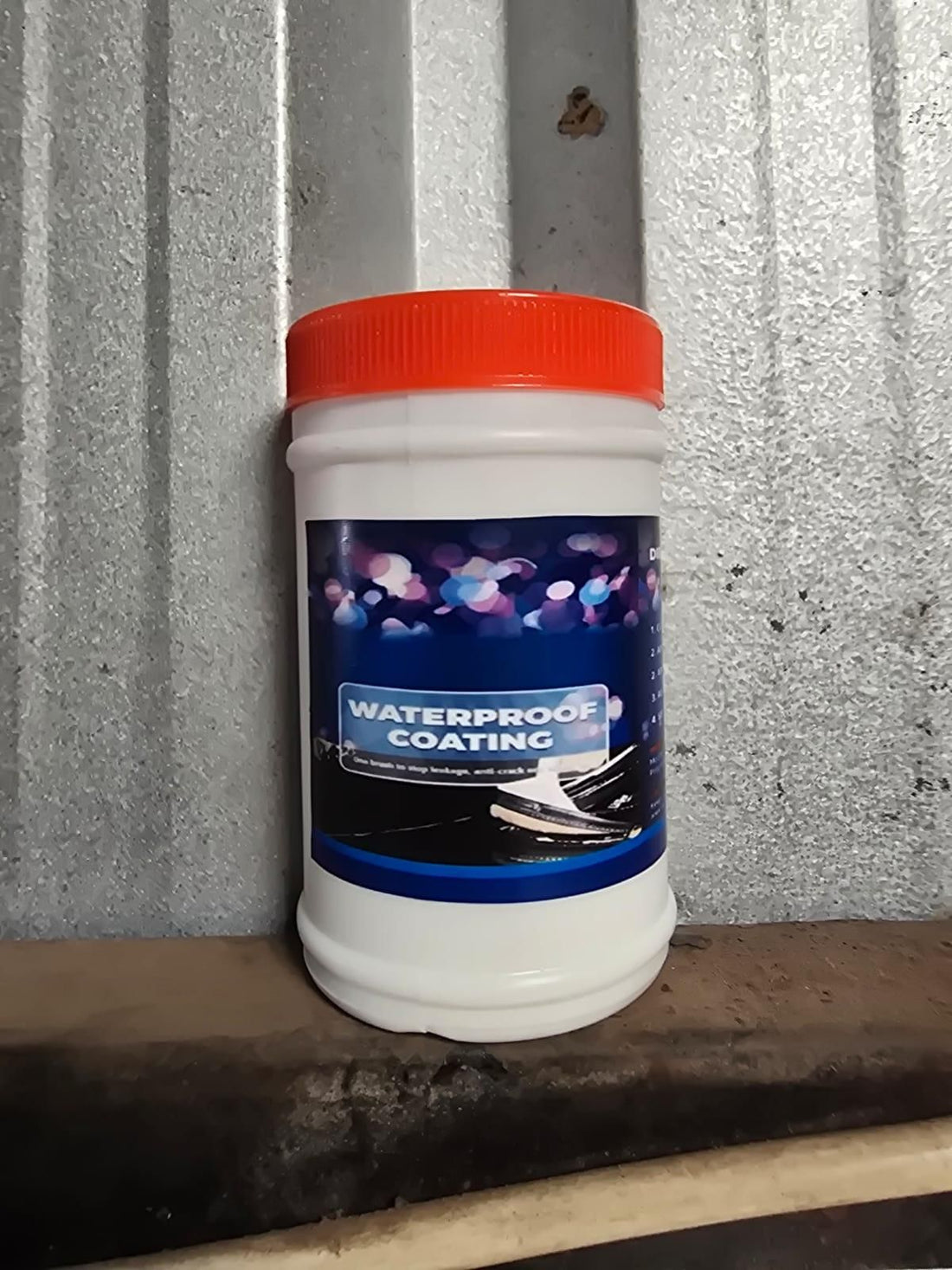 Roof Paint Sealant Transparen Waterproof Multi-Purpose Polyurethane Coating 600 ml (Pack of 2)