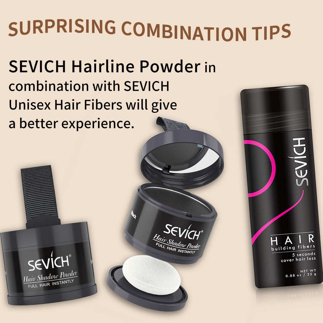 Hairline Powder,Instantly Conceals Hair Loss