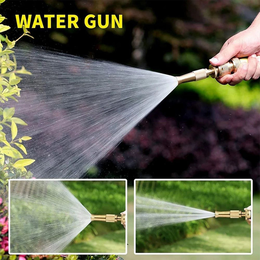 Multi-Function Brass Spray Nozzle – Adjustable Jet Spray for Car & Garden