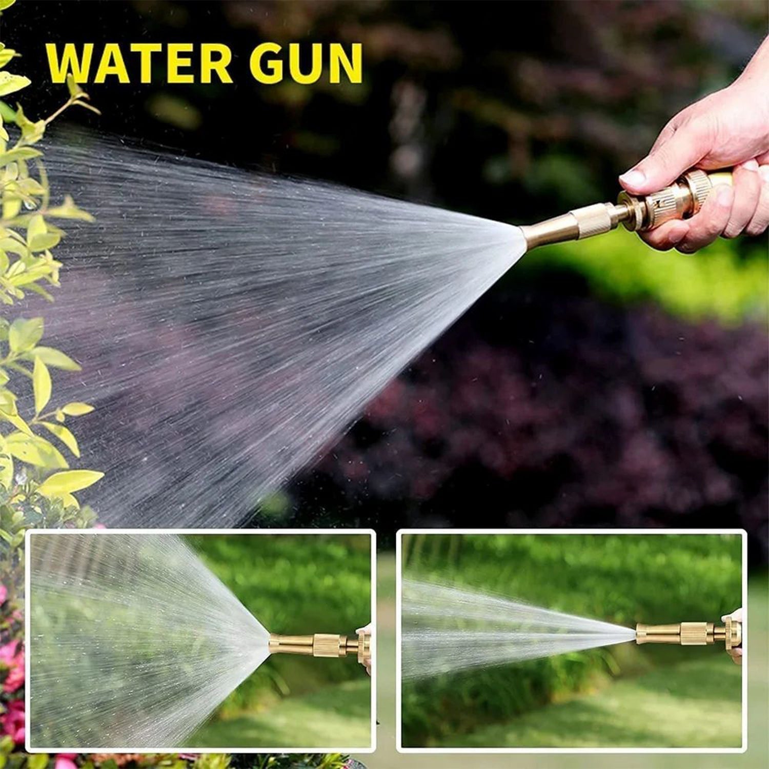 🔥 Premium Brass Spray Nozzle | Adjustable Jet for Car & Garden | Buy 1 Get 1 Free