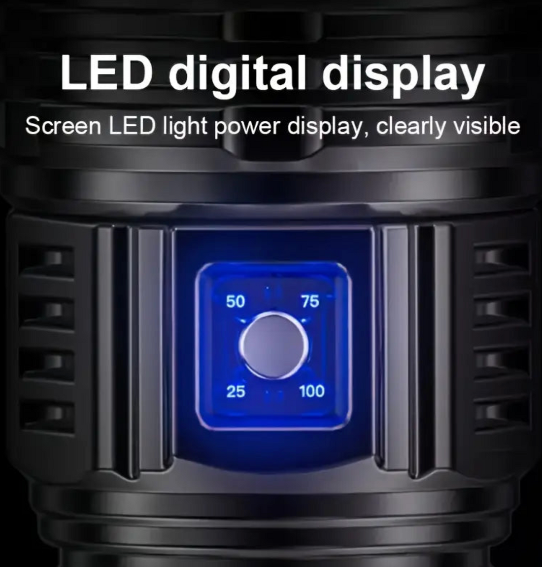 VoltBeam Pro™ – Zoomable Rechargeable Metal Flashlight (Power Bank + 12H Backup) | BUY 1 GET 1 FREE