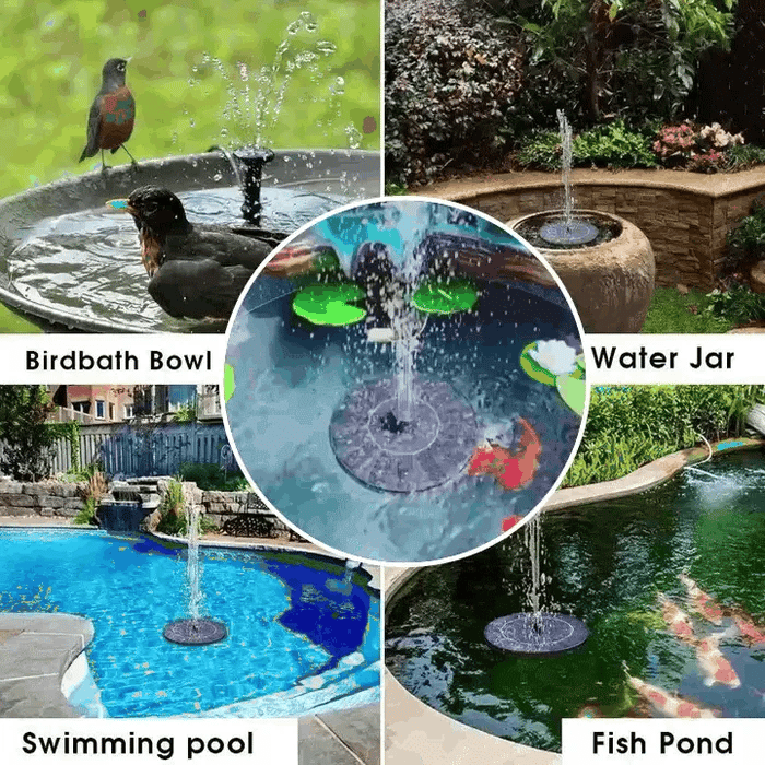 🌞New arrival 70% OFF!⛲Compact Solar Bird Fountain Pump – Keep Your Garden Alive!🏖️