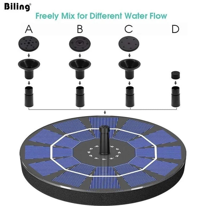 🌞New arrival 70% OFF!⛲Compact Solar Bird Fountain Pump – Keep Your Garden Alive!🏖️