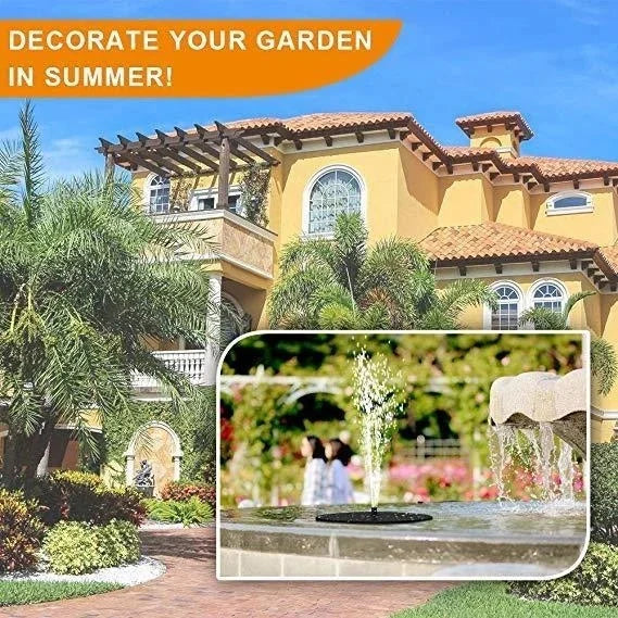 🌞New arrival 70% OFF!⛲Compact Solar Bird Fountain Pump – Keep Your Garden Alive!🏖️